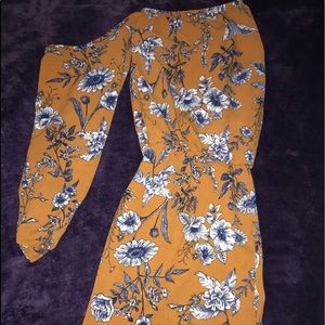 Off the shoulder Long sleeve Romper size 1x